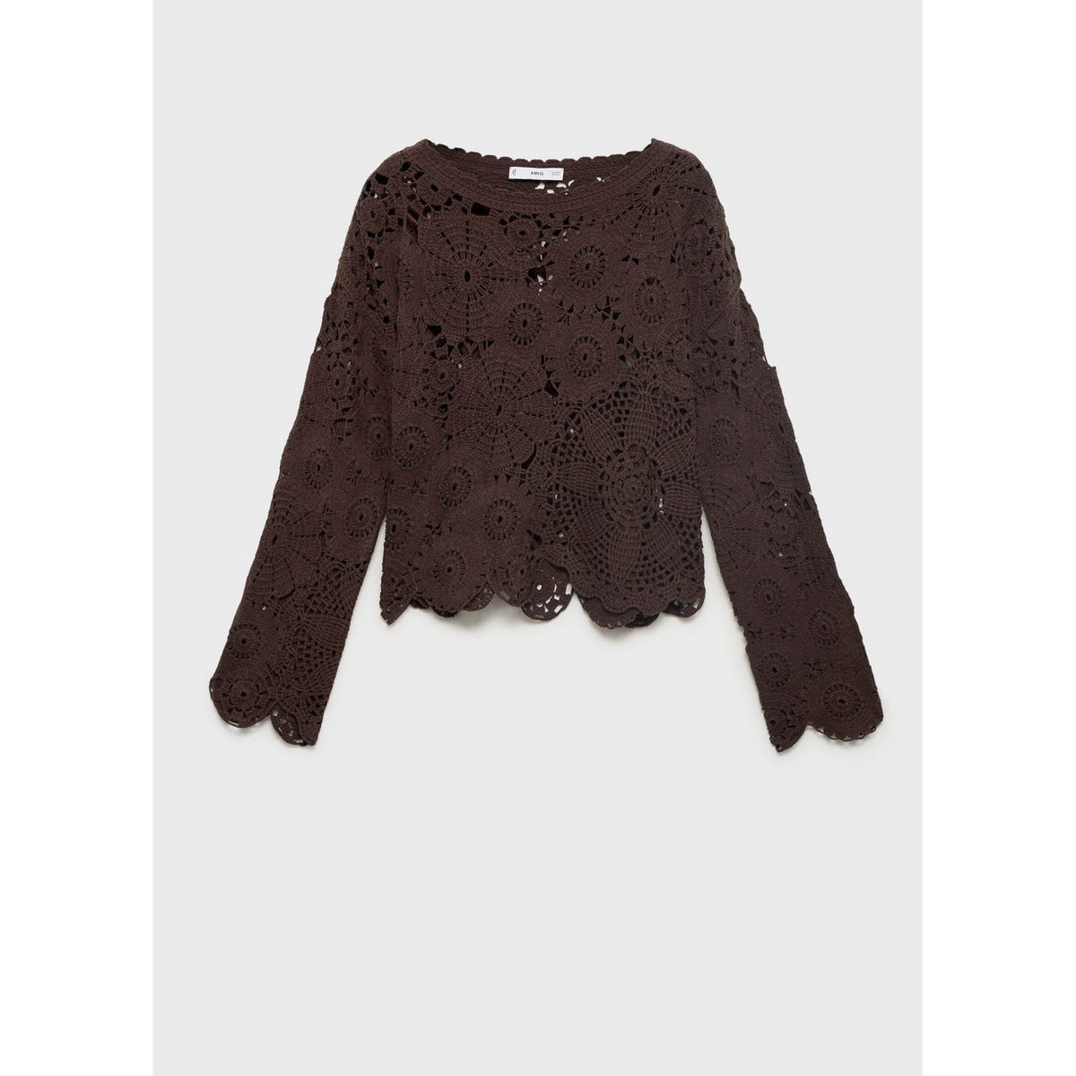 Pull-Over Crochet Fleurs