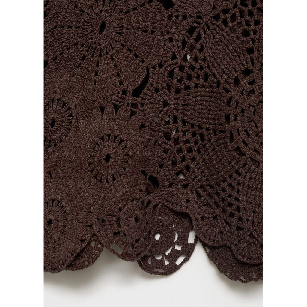 Pull-Over Crochet Fleurs