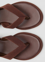 Sandales À Lanières Daim