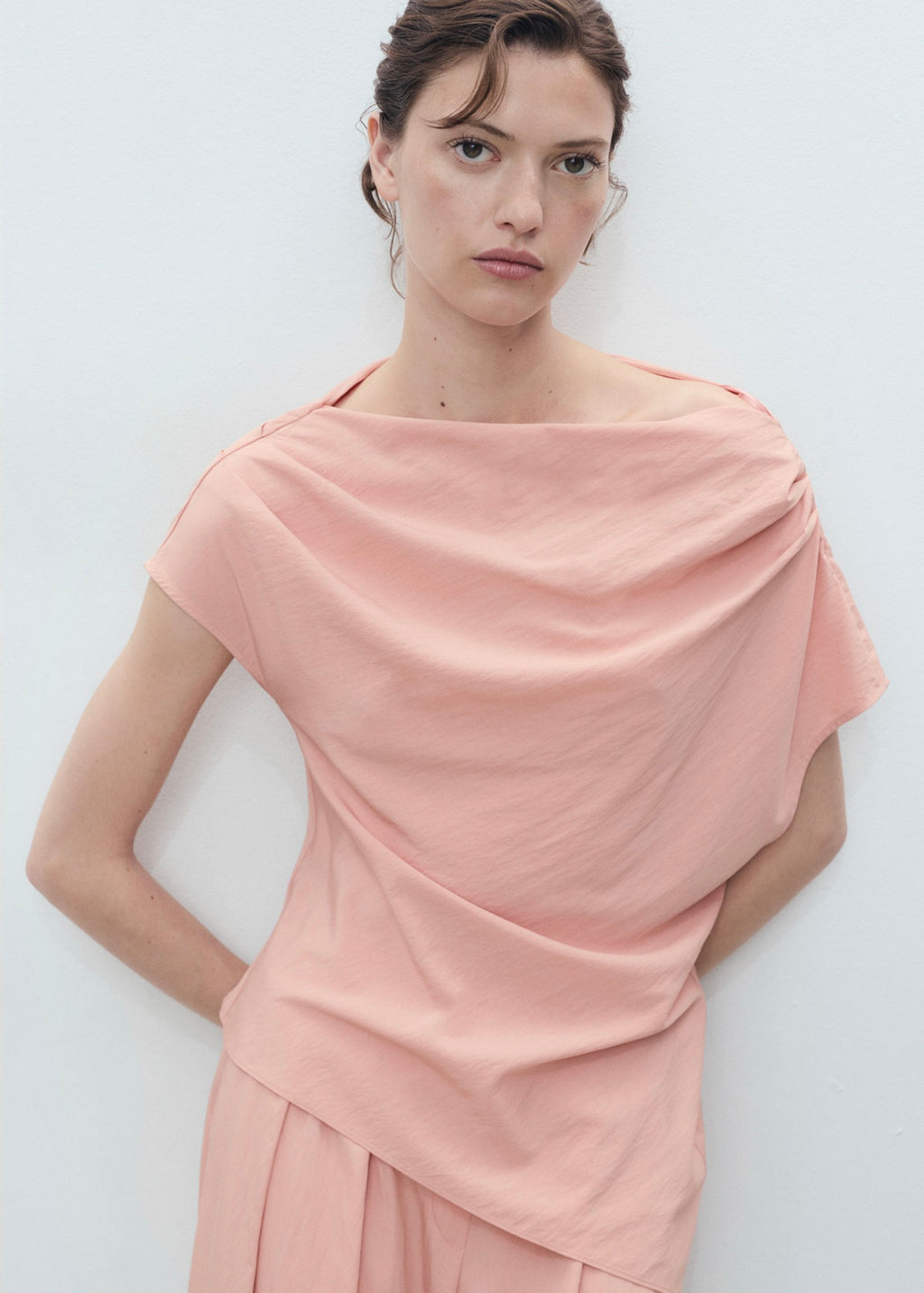 Blouse Asymétrique Drapée