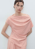 Blouse Asymétrique Drapée