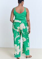 Pantalon Imprimé Ceinture