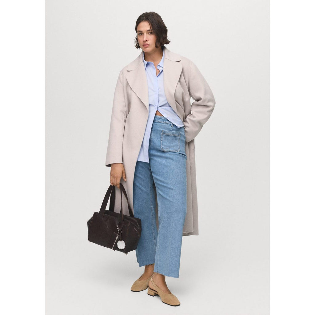 Jean Flare Crop Poches