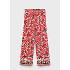Printed Flowy Trousers