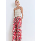 Printed Flowy Trousers