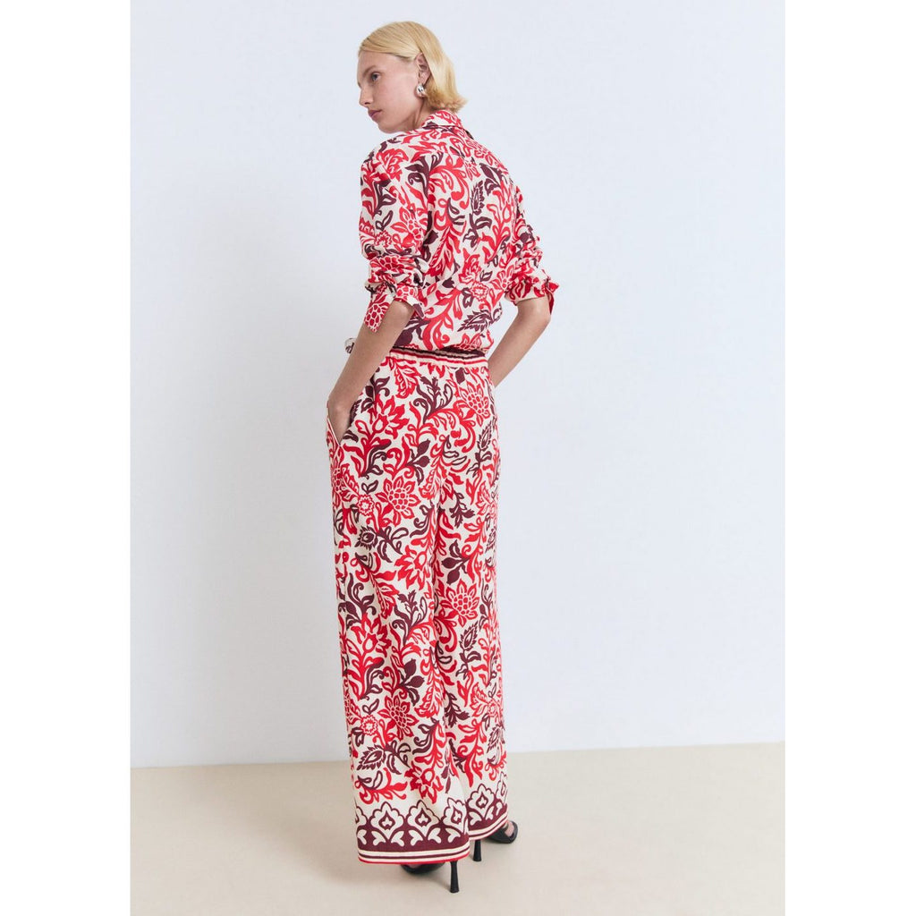 Printed Flowy Trousers