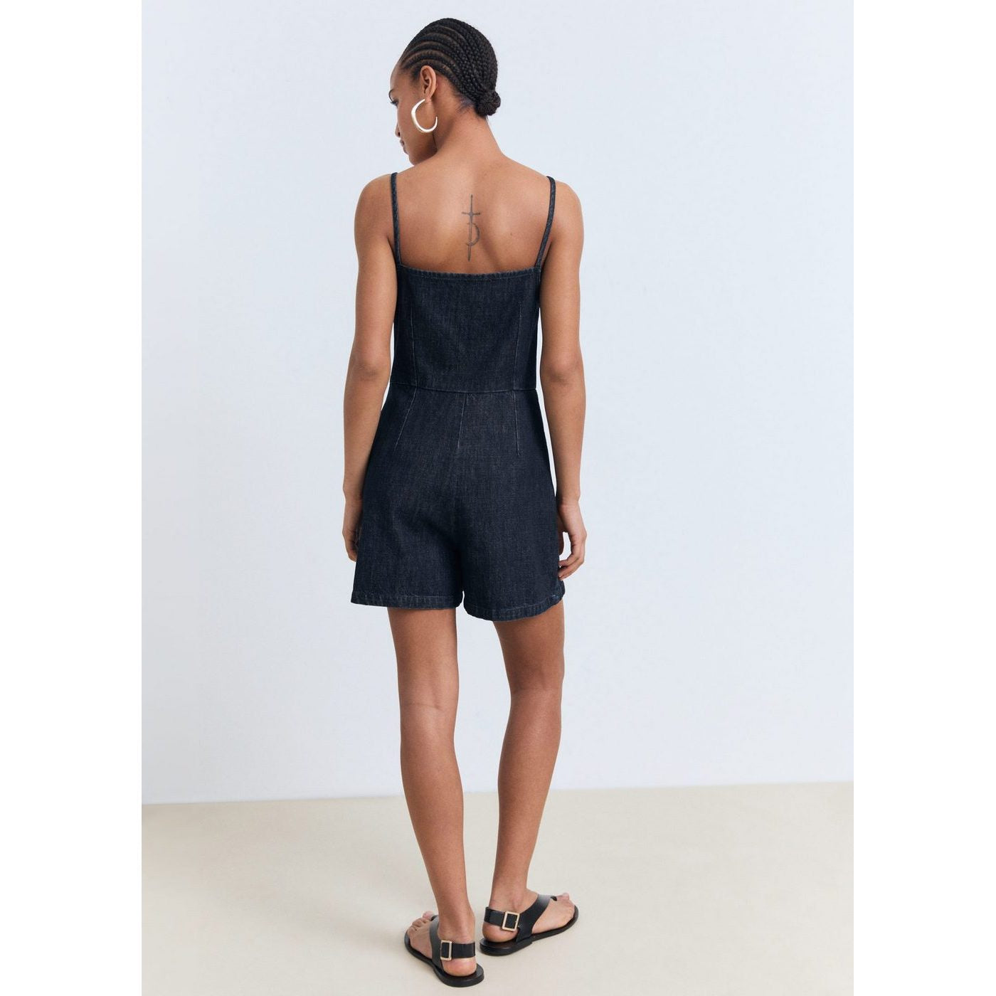 Dungaree Dress Tere - Open Blue