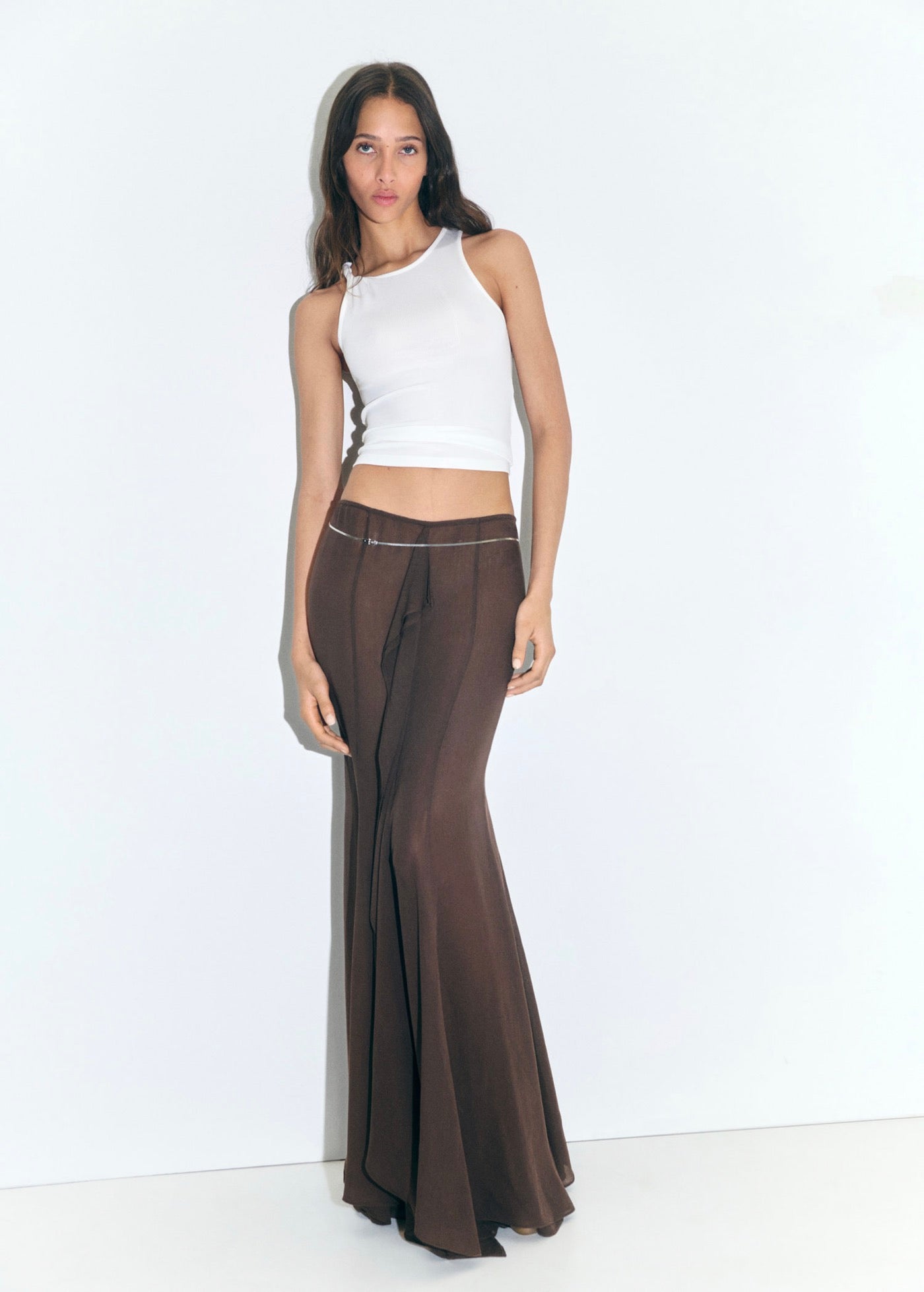 Jupe Maxi Détail Volants