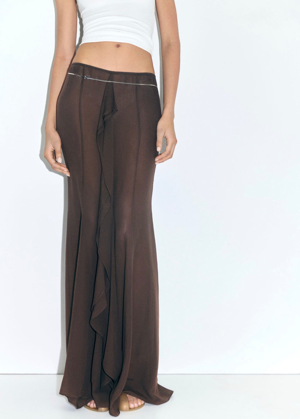 Jupe Maxi Détail Volants
