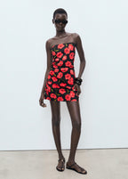 Robe Bustier Fleurs