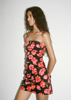Robe Bustier Fleurs