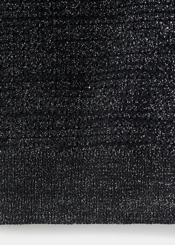 Pull-Over Lurex Manches Courtes