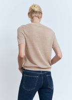 Pull-Over Lurex Manches Courtes