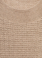 Pull-Over Lurex Manches Courtes
