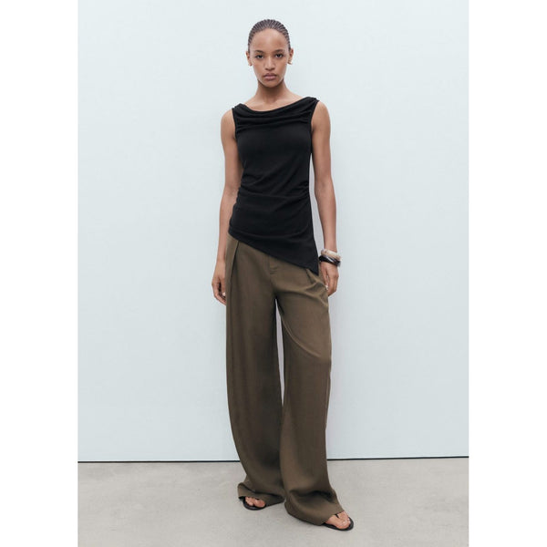 Draped Knit Top