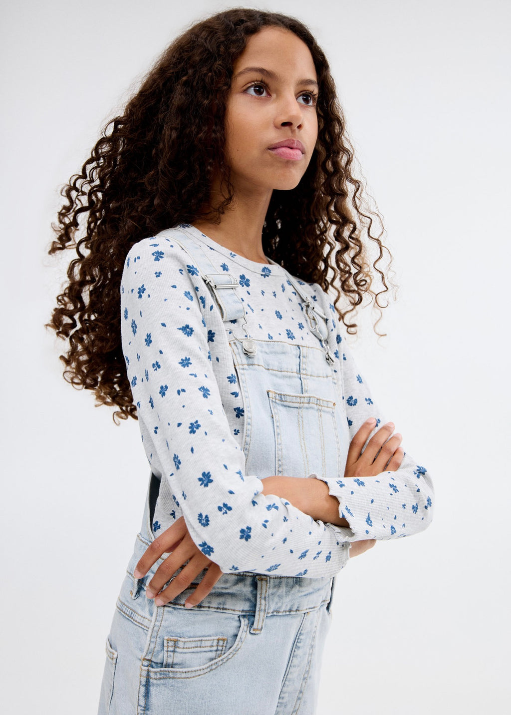 Salopette Agnes Bleu Clair - Fille