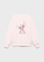 Sweat Stipink Rose - Fille