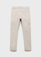 Pantalon Cargo Gris Glacier - Garçon