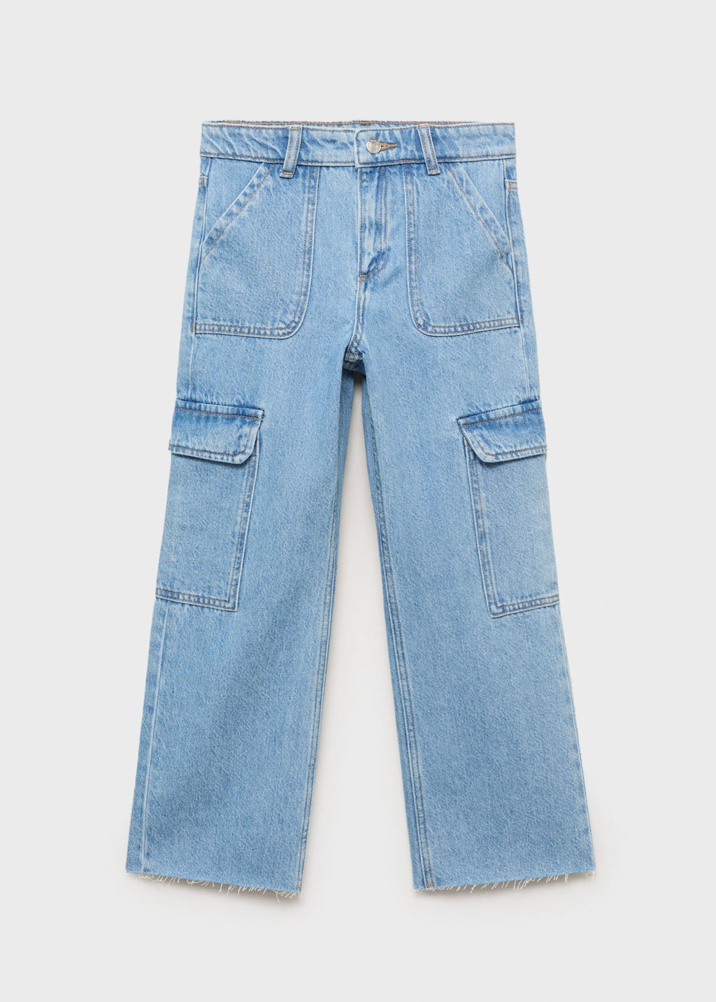 Jean Pocket Bleu Moyen - Fille