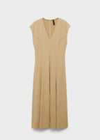 Robe Col V Avec Coutures