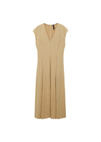 Robe Col V Avec Coutures