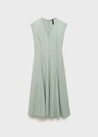 Robe Col V Avec Coutures