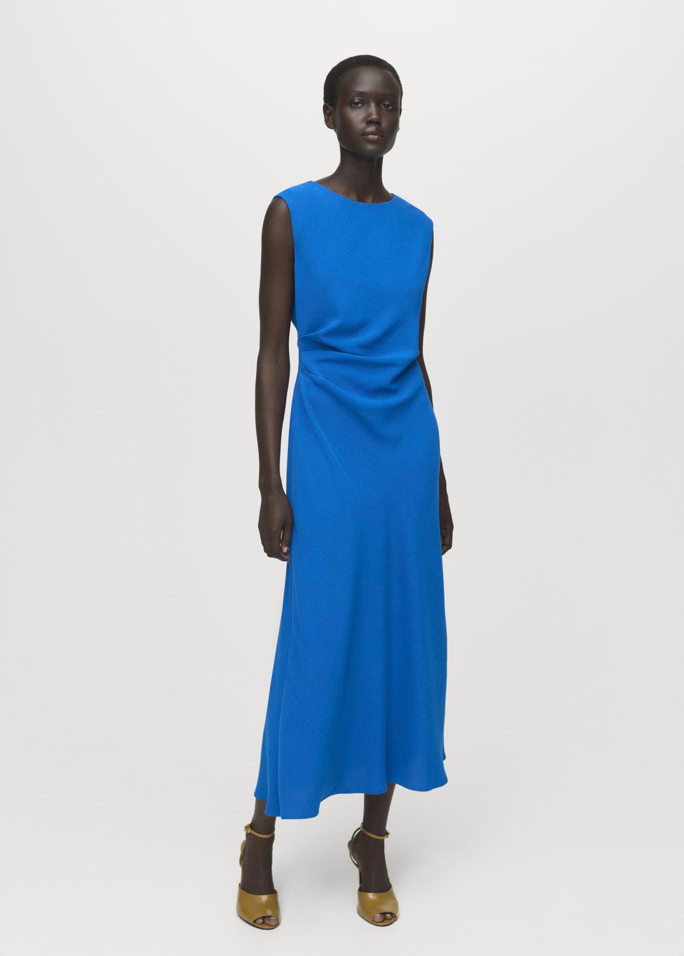 Robe Midi Froncée