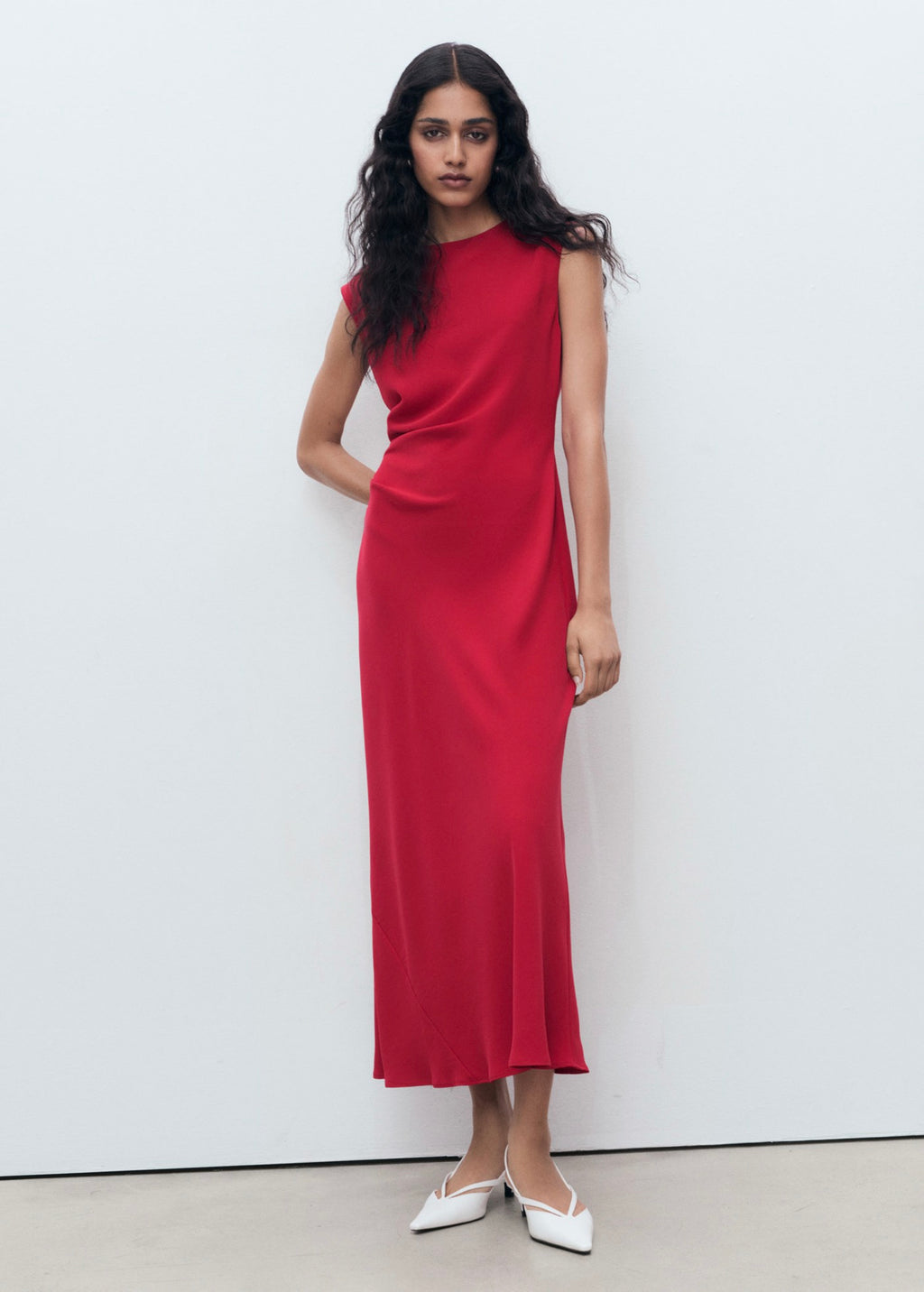 Robe Midi Froncée