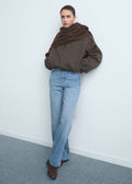 Jeans dritti a vita alta