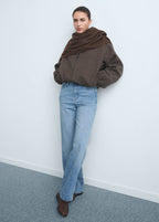 Jeans dritti a vita alta