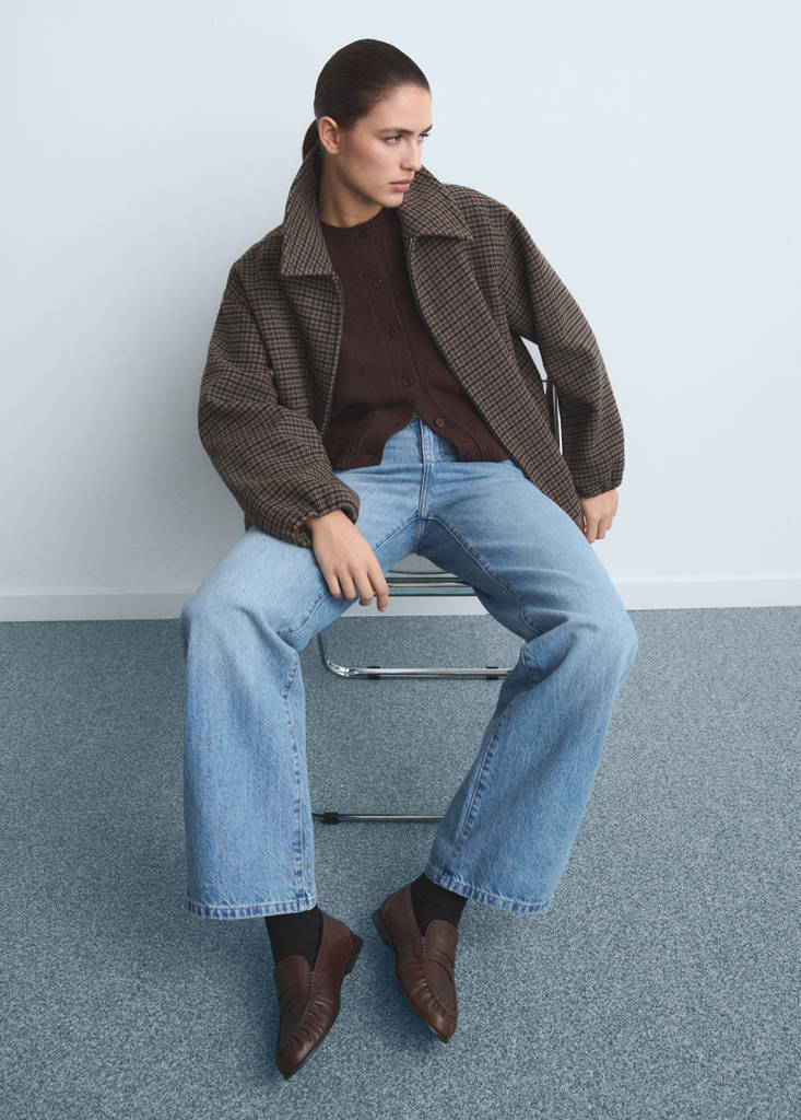 Jeans dritti a vita alta
