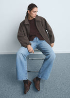 Jeans dritti a vita alta