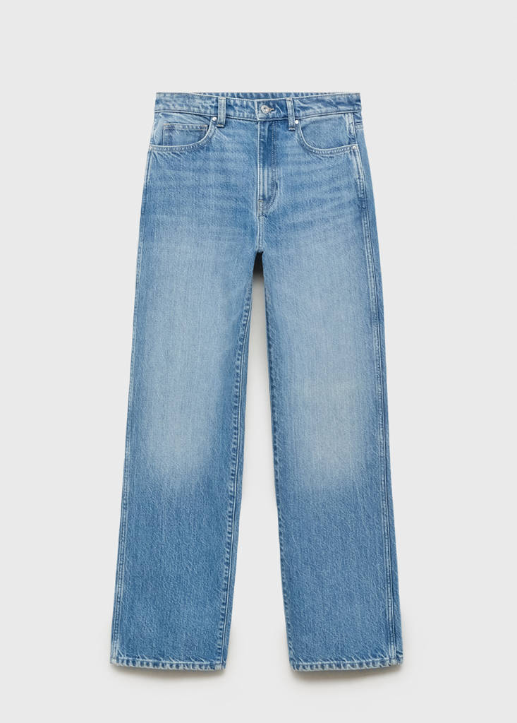Jeans dritti a vita alta