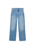 Jeans dritti a vita alta