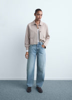 Jean Barrel Taille Haute