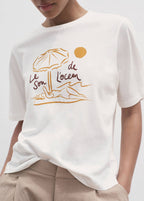 T-Shirt Imprimé Manches Courtes