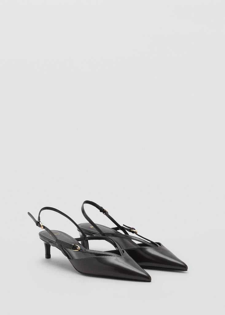 Chaussures Talon Kitten À Brides