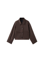 Veste Crop Poches