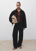 Veste Crop Poches