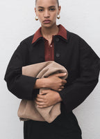 Veste Crop Poches
