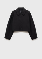 Veste Crop Poches