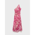 Robe Asymétrique En Imprimé Animal