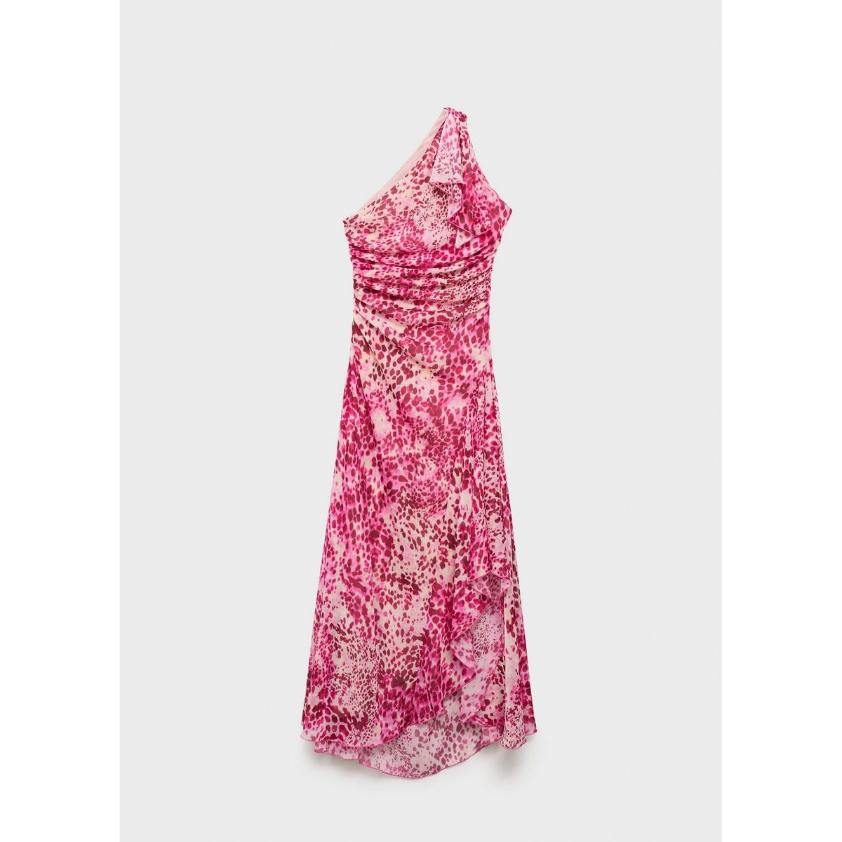 Robe Asymétrique En Imprimé Animal
