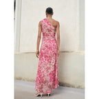 Robe Asymétrique En Imprimé Animal