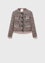Veste En Tweed À Poches