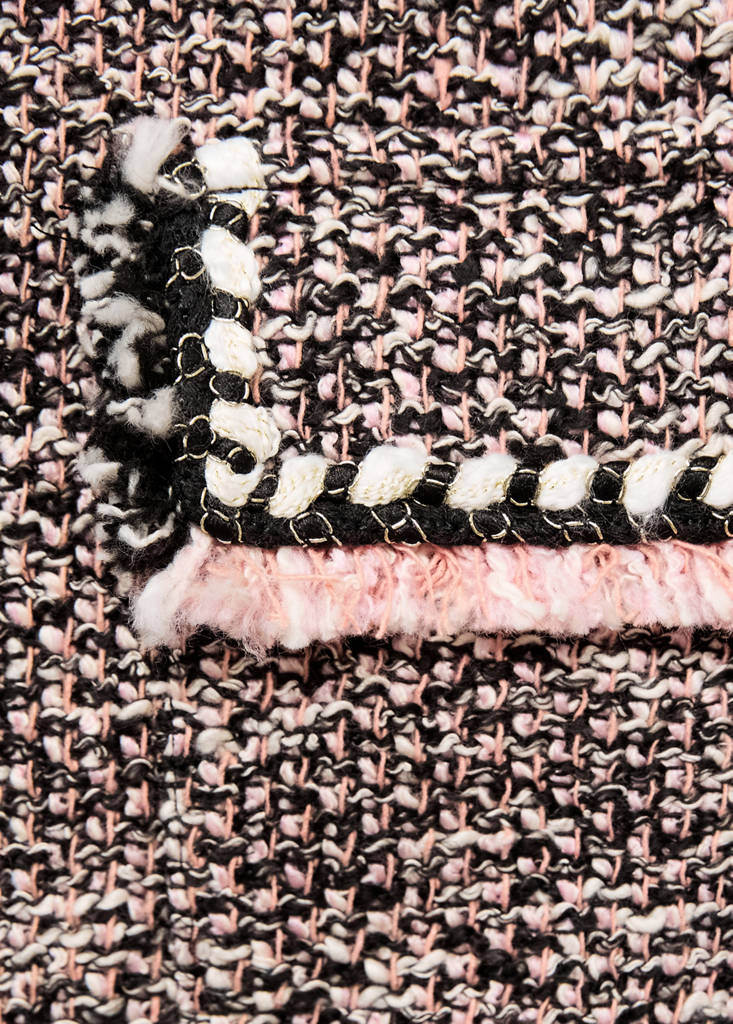 Veste En Tweed À Poches