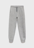 Pantalón Pique Gris Medio Jaspeado - Niño