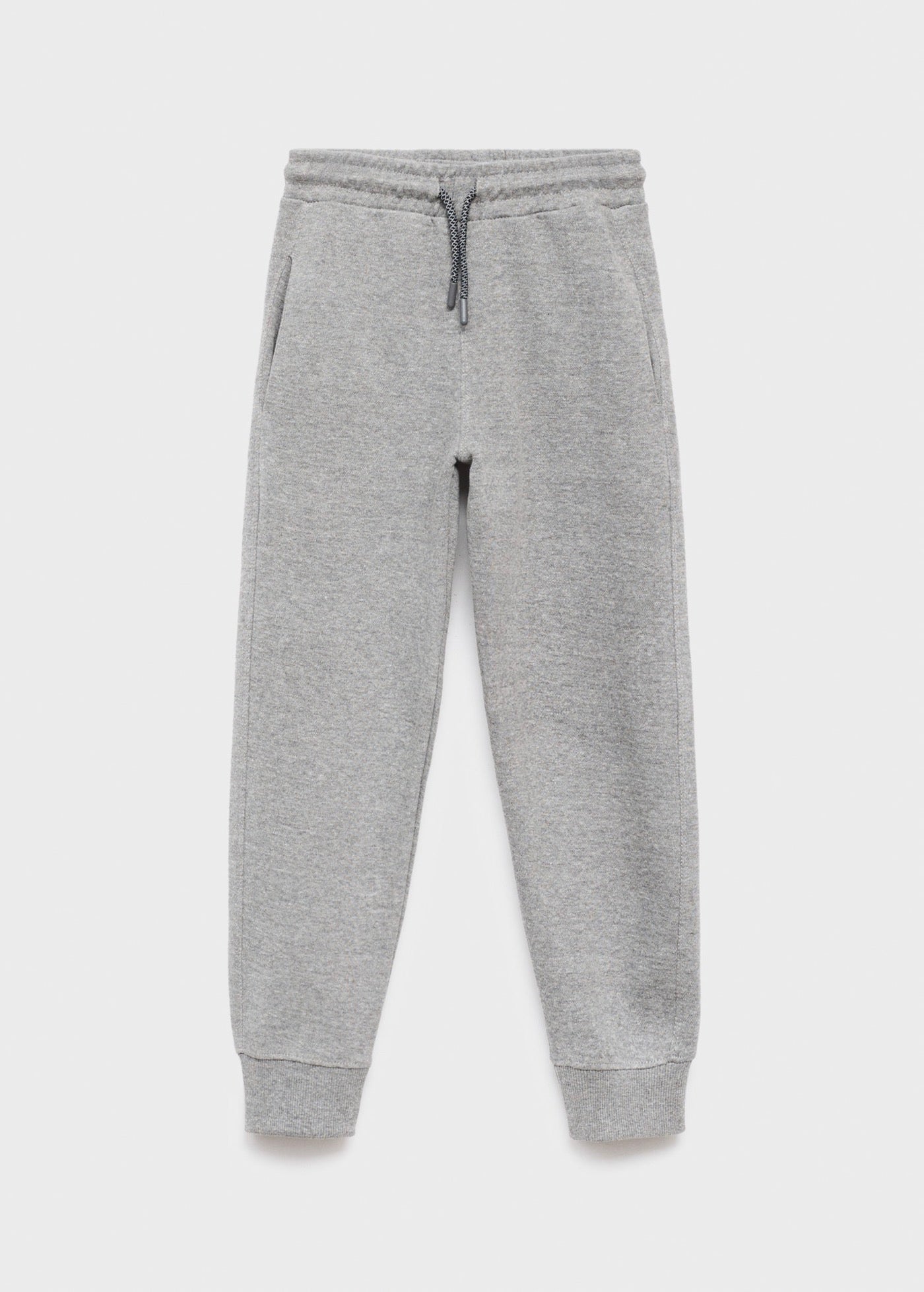Pantalón Pique Gris Medio Jaspeado - Niño