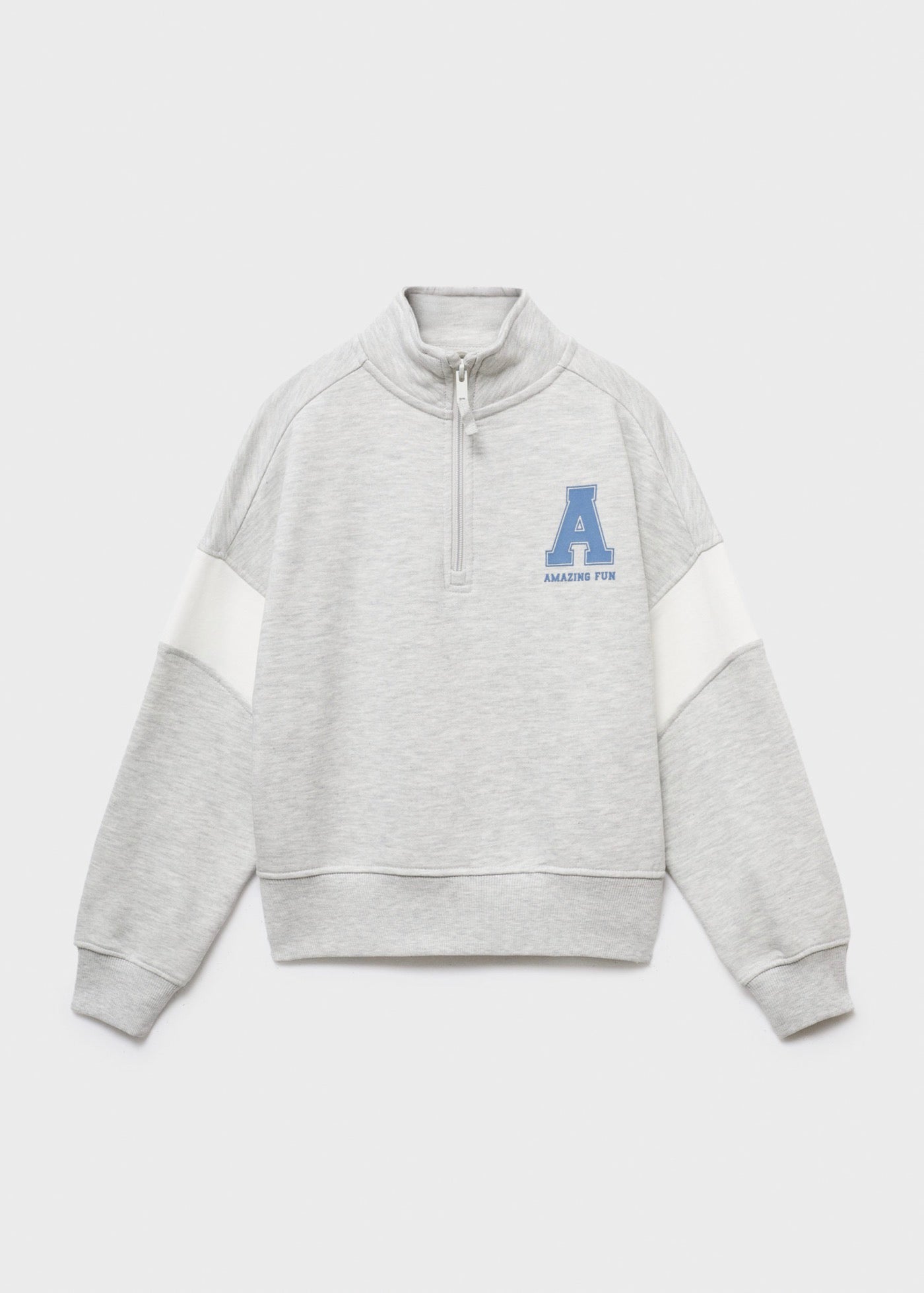 Amazing Light Grey Marl Sweatshirt - Girl