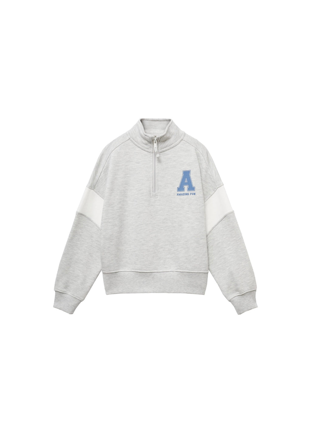 Amazing Light Grey Marl Sweatshirt - Girl